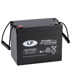 Accu Semietractie 12V 75 Ah AGM