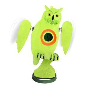 Fluorescerende uil met vleugels