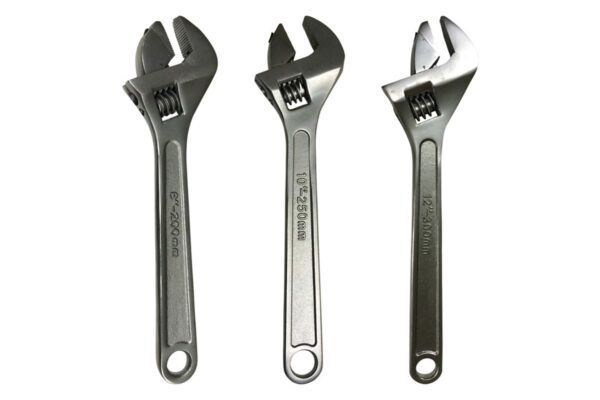 3 stuks moersleutel met ratel